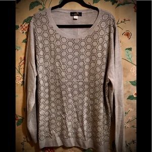 never worn Joan Boyce soft sparkly sweater 2x